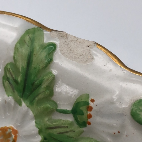 Vintage Mottahedeh Daisy Scalloped Dish. Made in Italy. Numbered S6522 - Picture 14 of 14